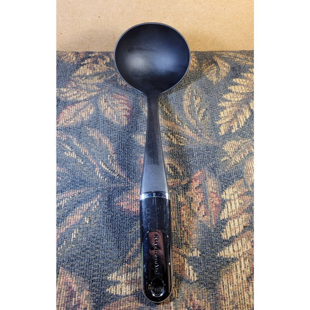 KitchenAid 13.5 inch Black Nylon Ladle